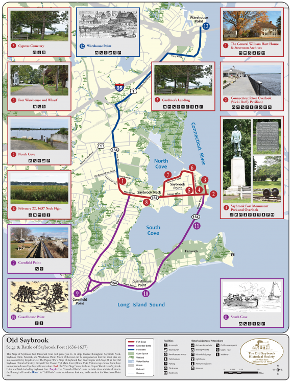 Siege & Battle of Saybrook Fort Walking Tour – Old Saybrook Historical 